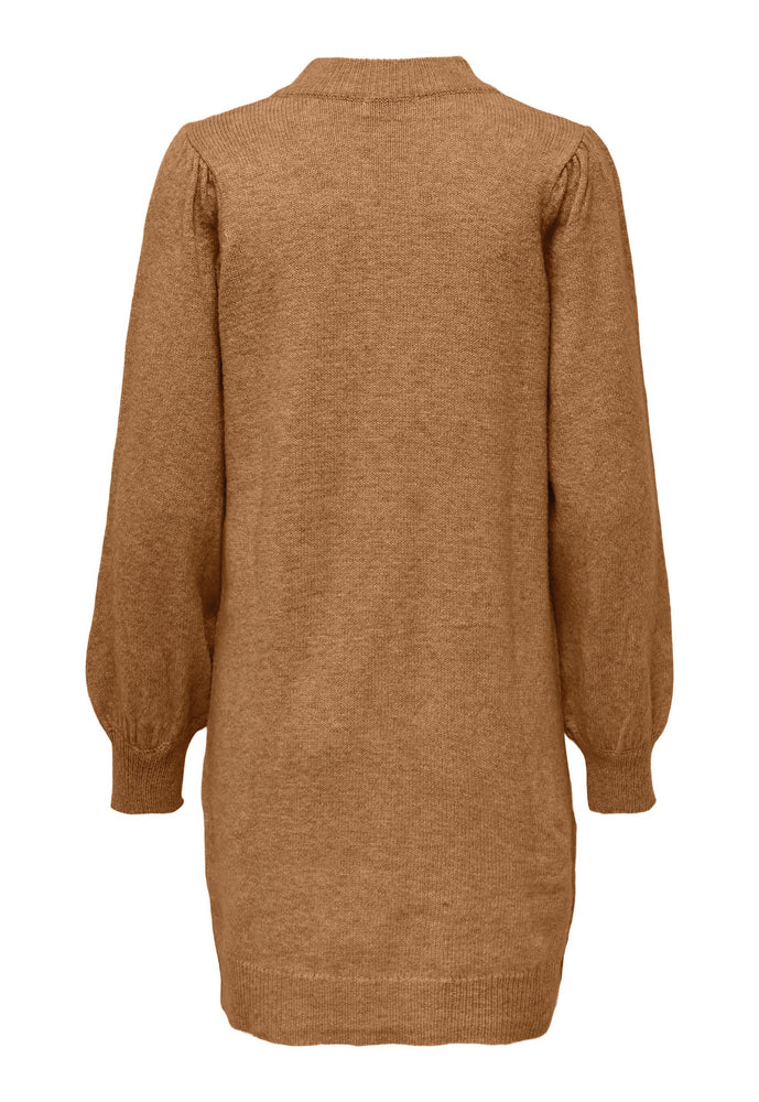 
                  
                    JDY Rue Fluffy Knit Mini Tunic Jumper Dress in Toasted Coconut - One Nation Clothing
                  
                
