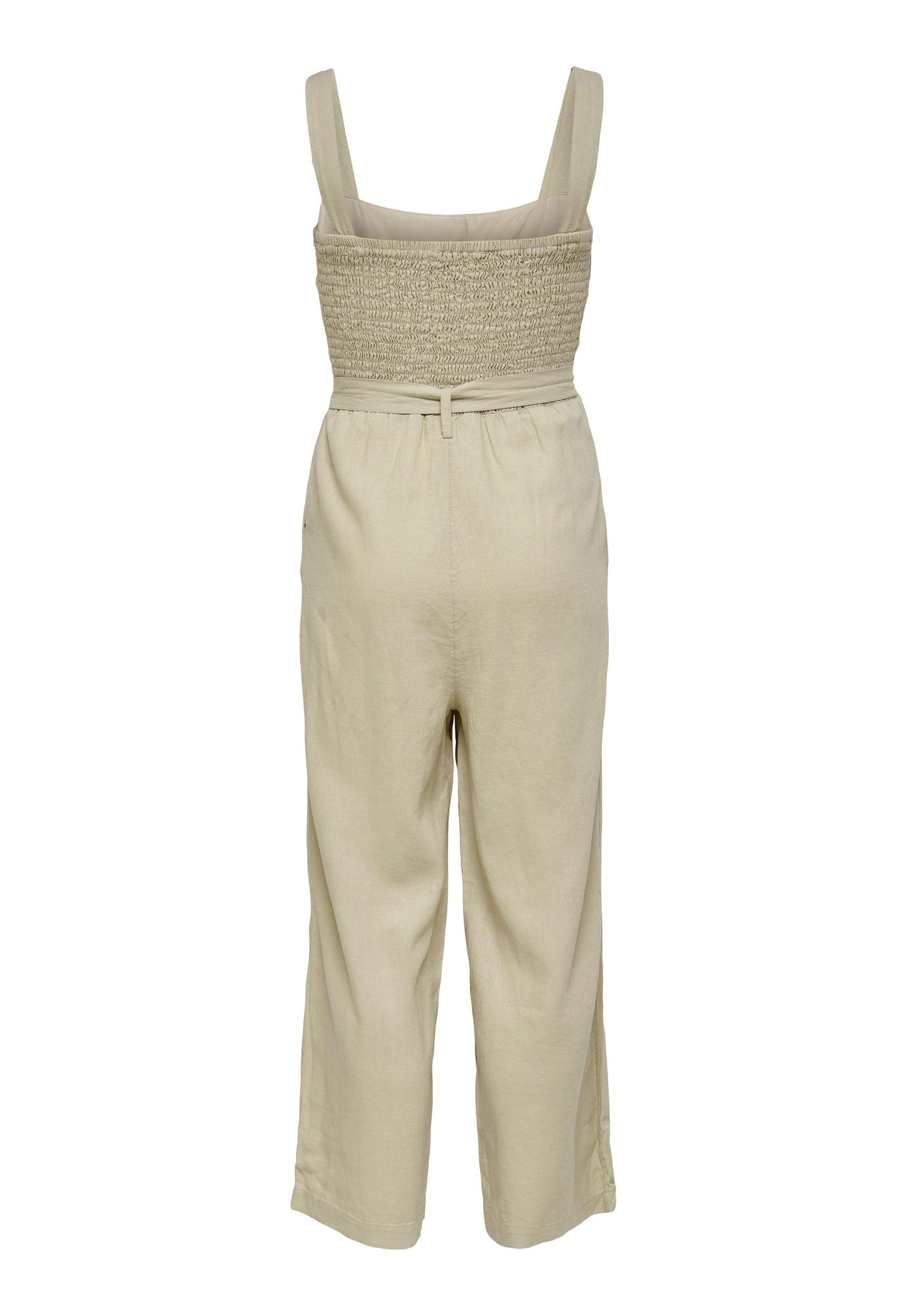 
                  
                    ONLY Canyon Linen Strappy Culotte Jumpsuit in Beige - One Nation Clothing
                  
                