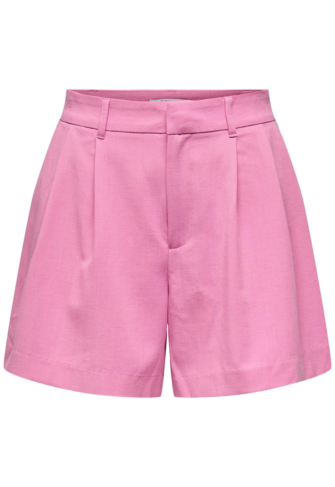 
                  
                    ONLY Brigitta High Waisted Suit Co-ord Shorts in Pink - One Nation Clothing
                  
                