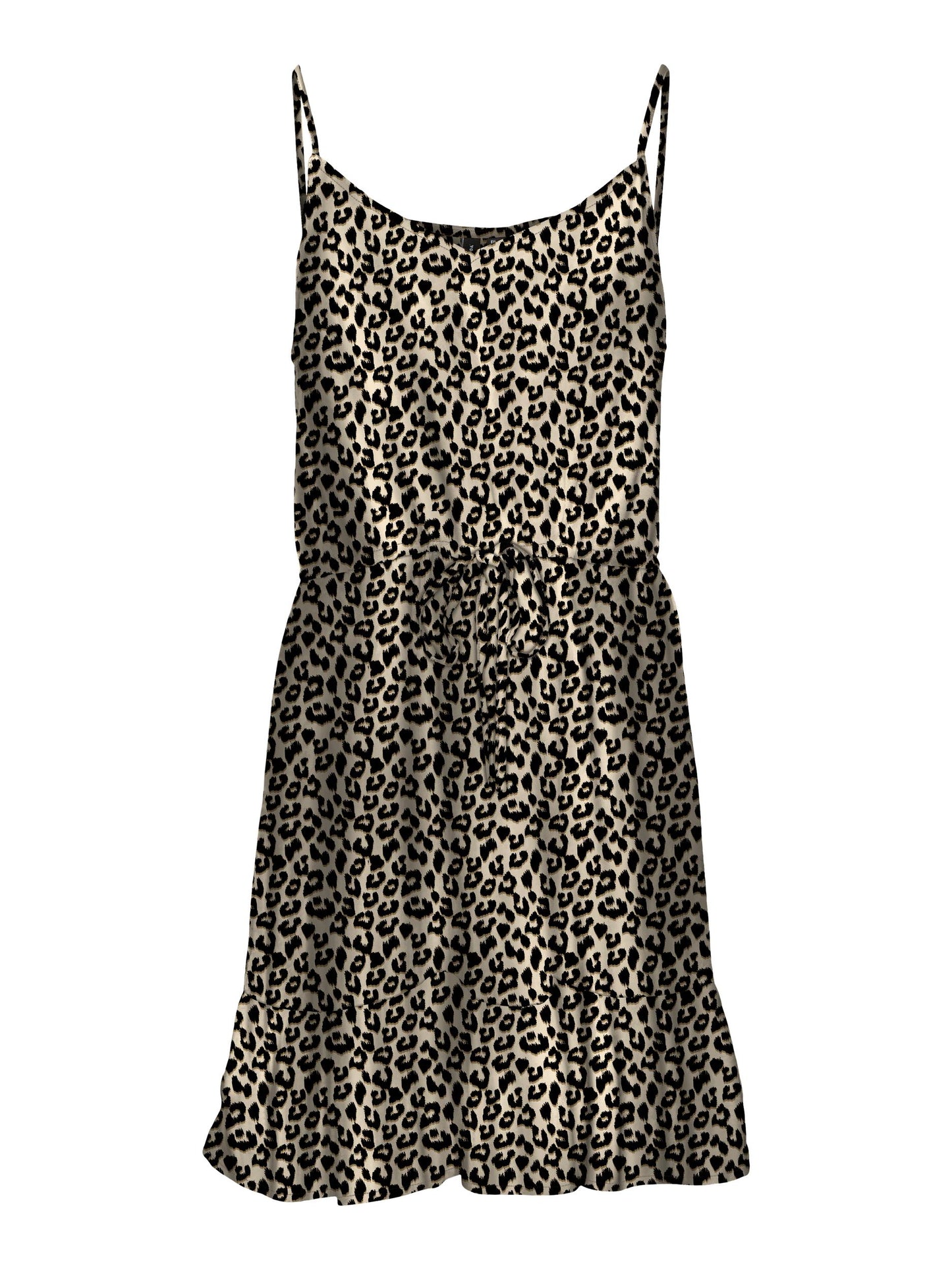 
                  
                    VERO MODA Easy Leopard Print Strappy Mini Sun Dress in Black & Beige - One Nation Clothing
                  
                