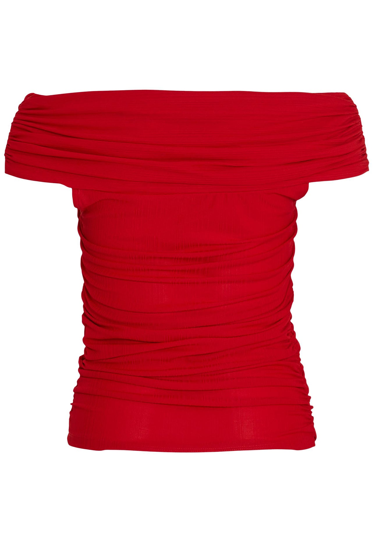 
                  
                    VILA Partina Sleeveless Off The Shoulder Top in Red - One Nation Clothing
                  
                