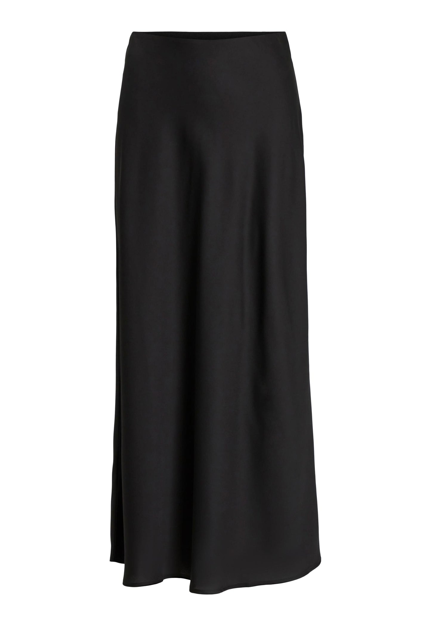 
                  
                    VILA Ellete Satin Slip Midi Skirt in Black - One Nation Clothing
                  
                
