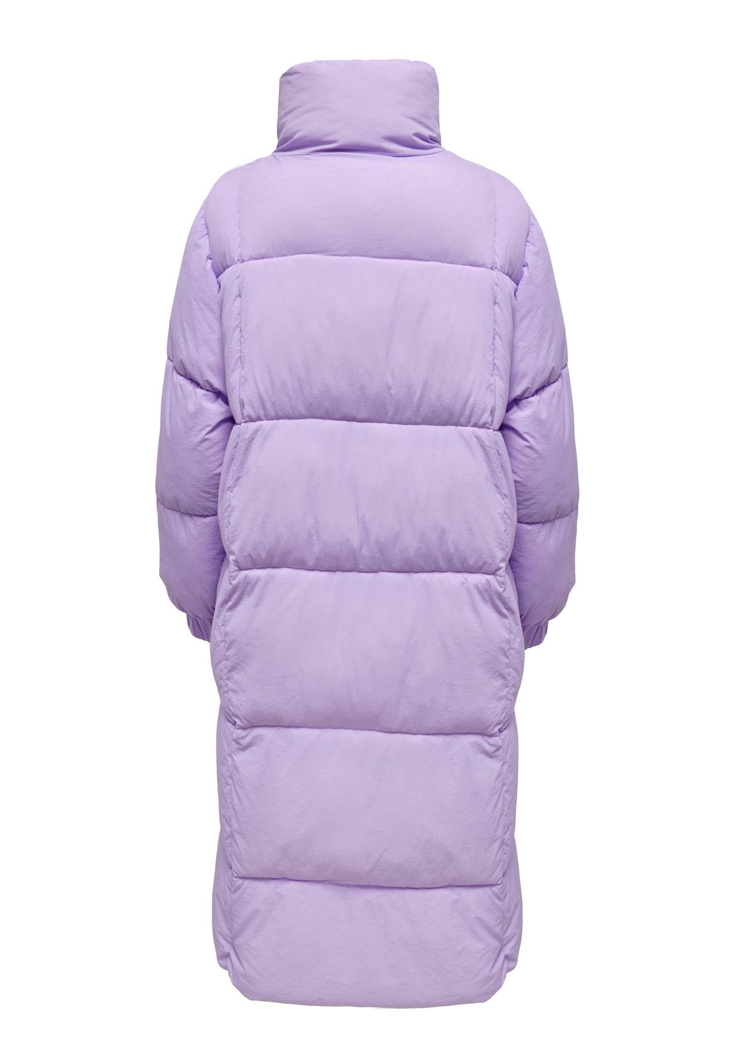 
                  
                    JDY Lenora Oversized Longline Puffer Coat with Pockets in Lilac - One Nation Clothing
                  
                