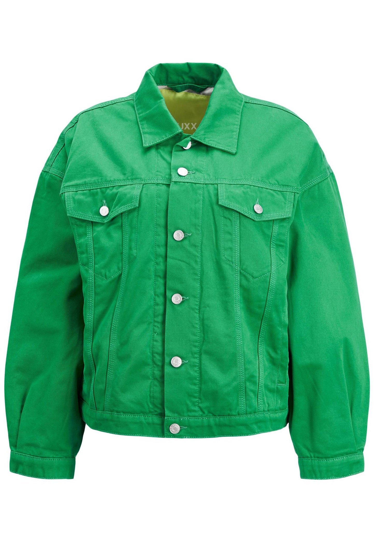 
                  
                    JJXX Mocca Oversized Denim Jacket in Bright Green - One Nation Clothing
                  
                