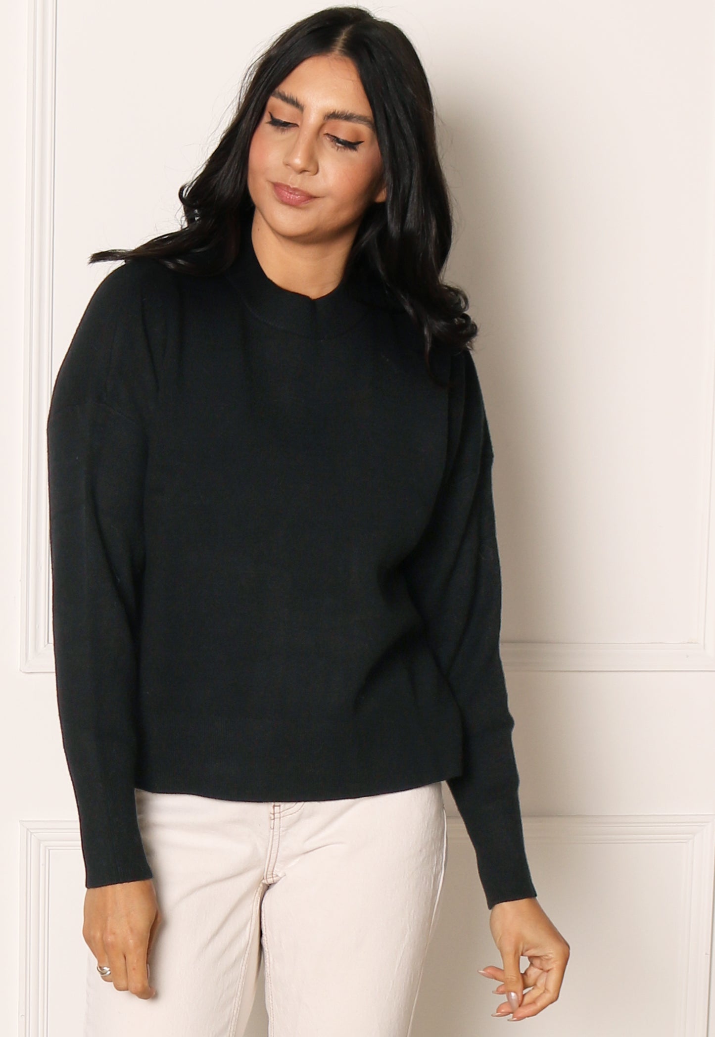 
                  
                    VERO MODA Gold Soft Knit Jumper in Black - One Nation Clothing
                  
                