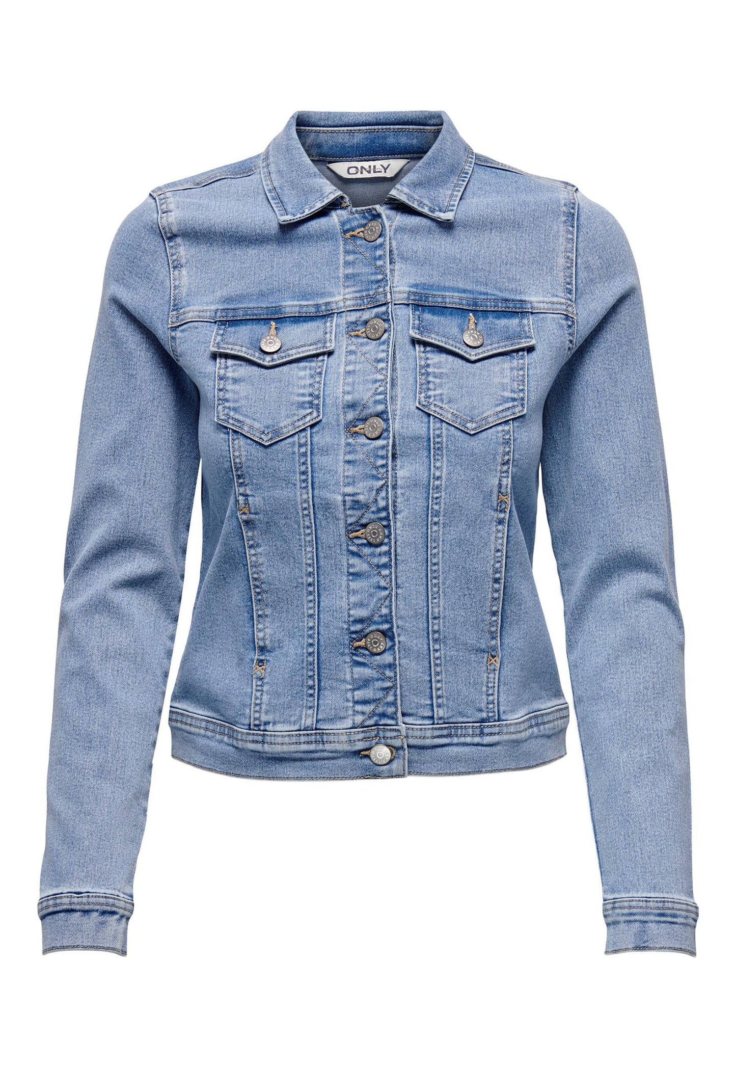 
                  
                    ONLY Wonder Classic Denim Jacket in Light Blue - One Nation Clothing
                  
                