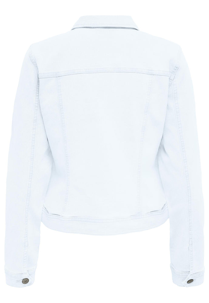 
                  
                    ONLY Wonder Classic Denim Jacket in White - One Nation Clothing
                  
                
