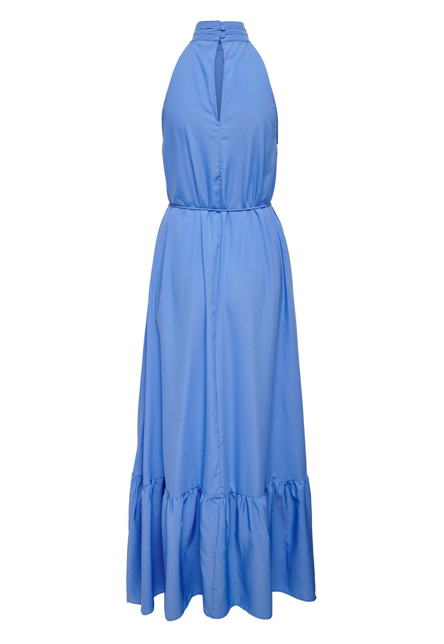 
                  
                    ONLY Laura High Halter Neck Floaty Maxi Dress in Blue - One Nation Clothing
                  
                