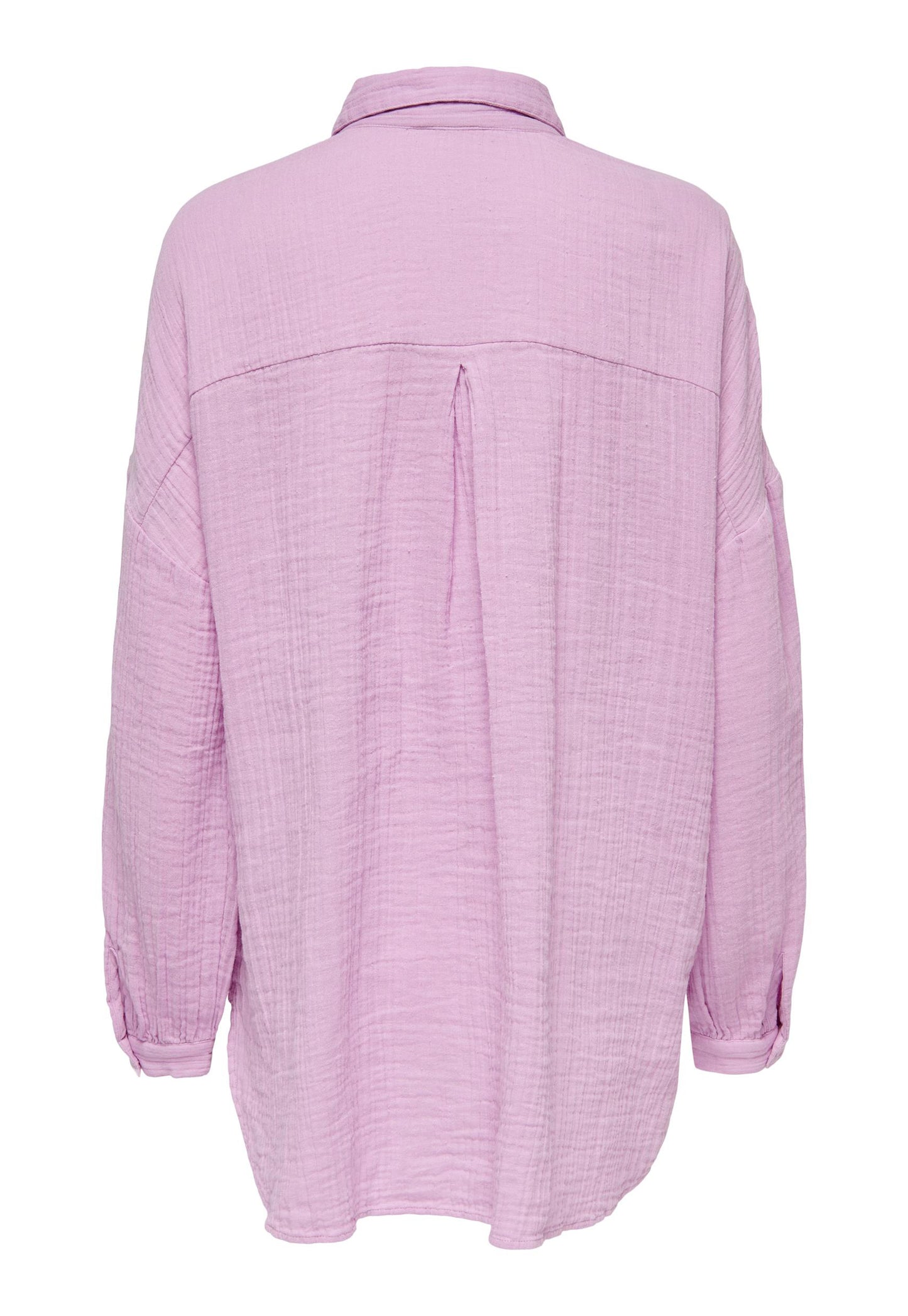 
                  
                    ONLY Thyra Oversized Cotton Cheesecloth Beach Shirt in Pink - One Nation Clothing
                  
                