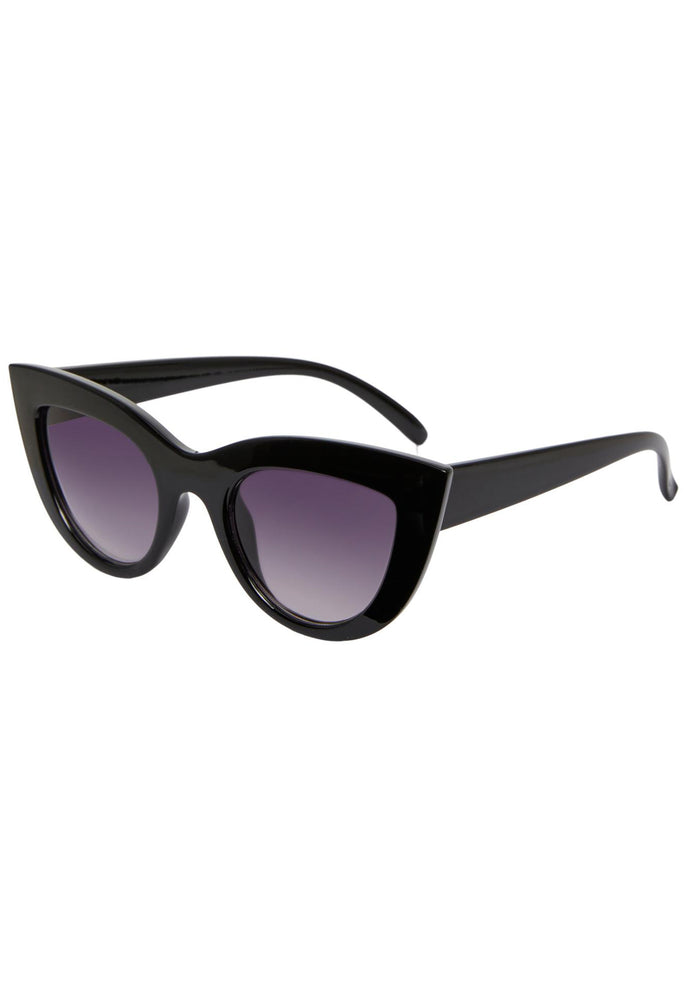 
                  
                    PIECES Baxia Womens Classic Cateye Sunglasses In Black - One Nation Clothing
                  
                