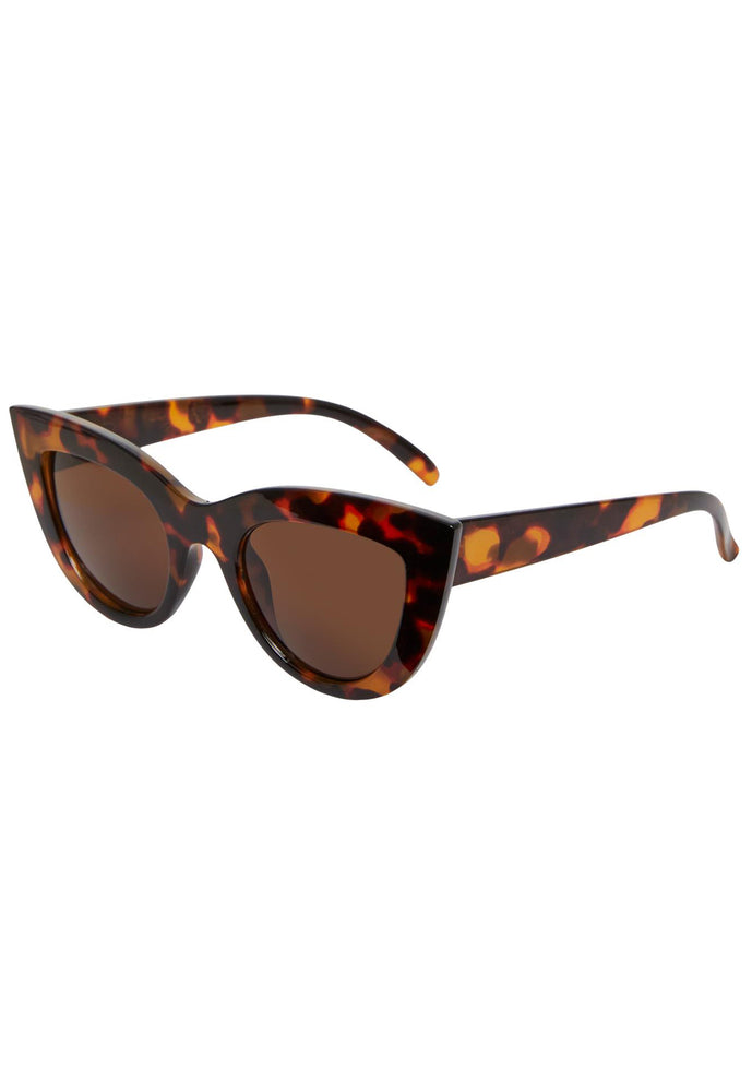 
                  
                    PIECES Baxia Womens Classic Cateye Sunglasses In Brown Tortoise - One Nation Clothing
                  
                