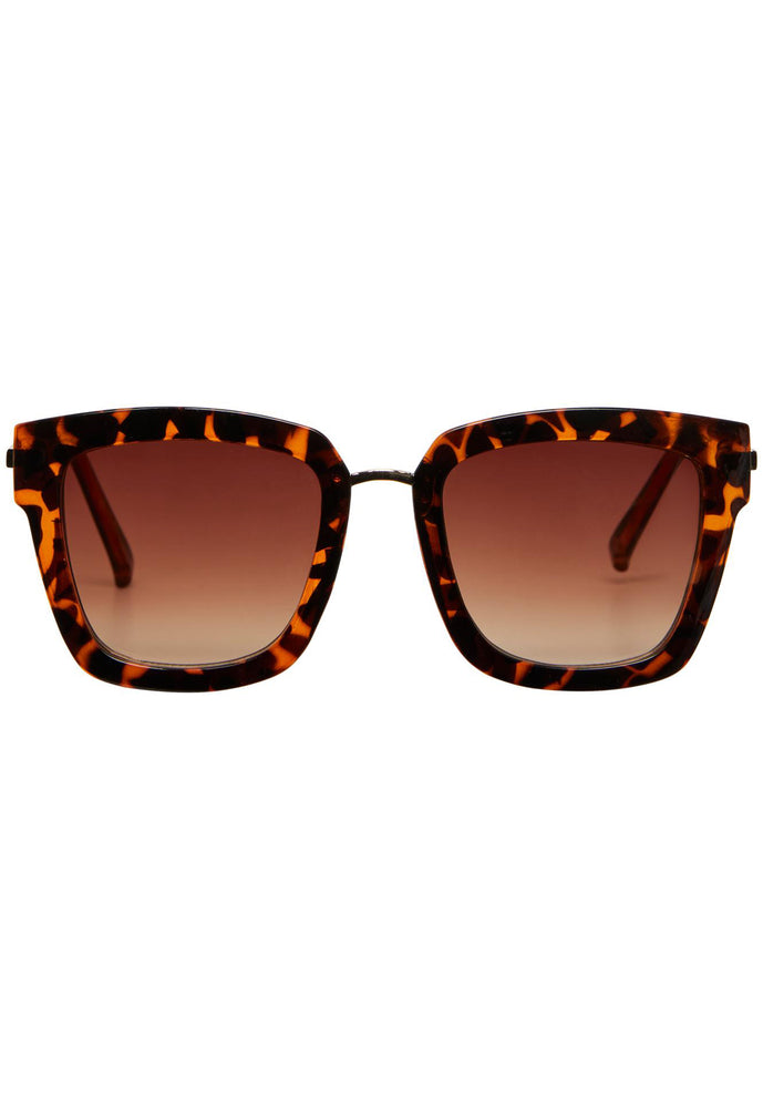 
                  
                    PIECES Womens Oversized Sunglasses In Brown Tortoise & Gold - One Nation Clothing
                  
                