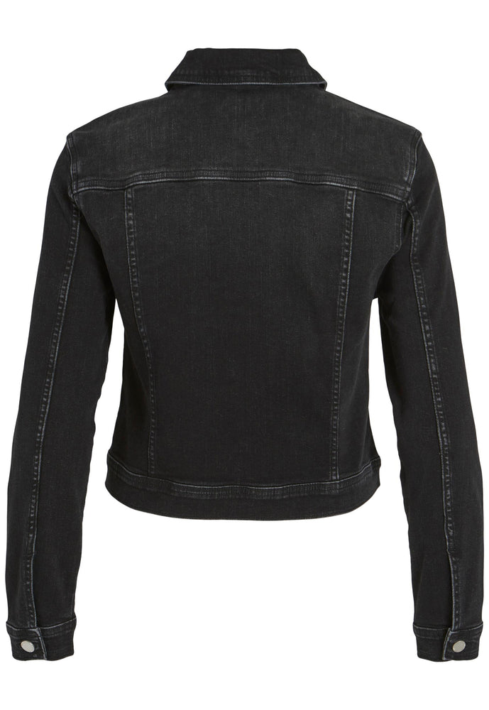 
                  
                    VILA Need It Classic Denim Jacket in Black - One Nation Clothing
                  
                